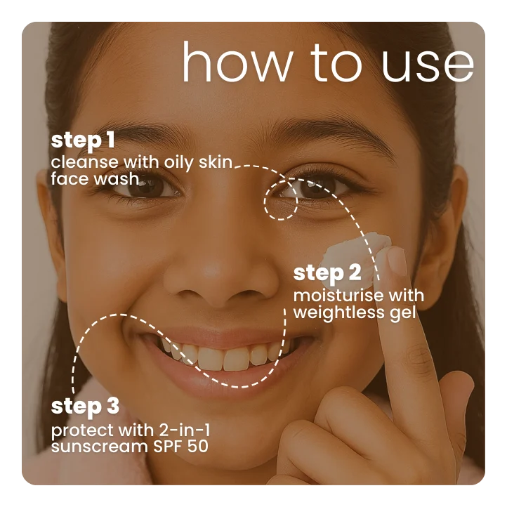 Safe daily skincare routine in 3 easy steps! 
