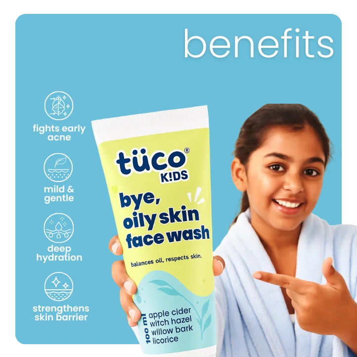 Fights preteen/teen early acne, mild & gentle for growing skin, deeply hydrates without clogging pores, strengthens skin barrier. Made for kids aged 10+, safe for daily use. 