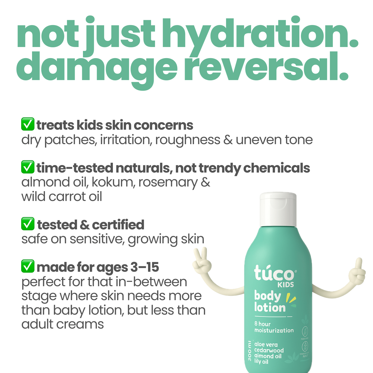 Refreshing Summer Lotion for kids - 300 ml - Tuco Kids