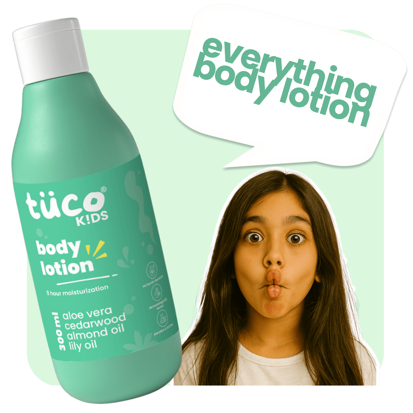 Refreshing Summer Lotion for kids - 300 ml - Tuco Kids