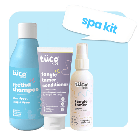 Spa Kit: Shampoo 100ml + Conditioner 100g + Hair Detangler Spray 50ml