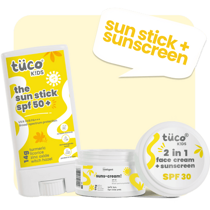 travel essential body sun stick + sunscreen spf30 - Tuco Kids