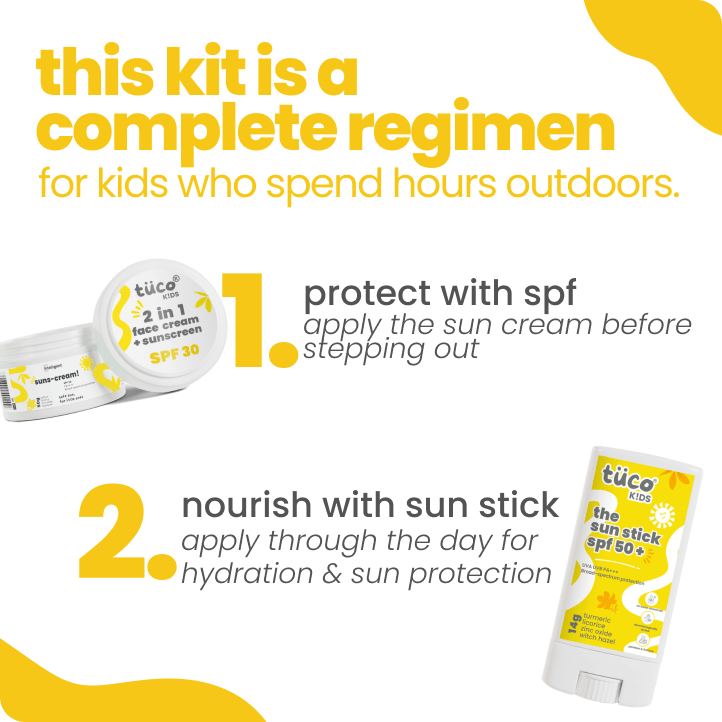 travel essential body sun stick + sunscreen spf30 - Tuco Kids