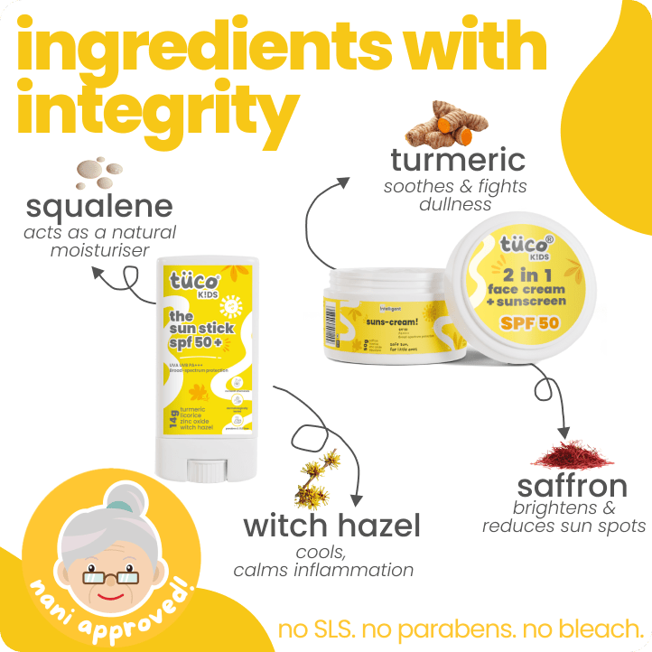 Travel - Friendly Suncreen Stick Combo for Kids SPF50 - Tuco Kids