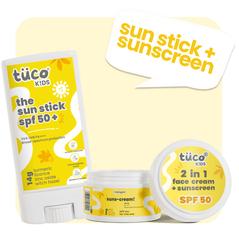 Travel-Friendly Suncreen Stick Combo for Kids SPF50