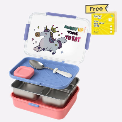 Tuco Kids 3 Compartment Bento Lunch Box! - Tuco Kids