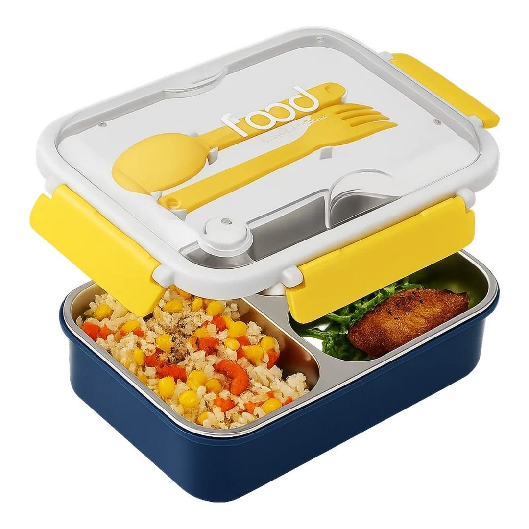 Tuco Kids 3 Compartment Bento Lunch Box. - Tuco Kids