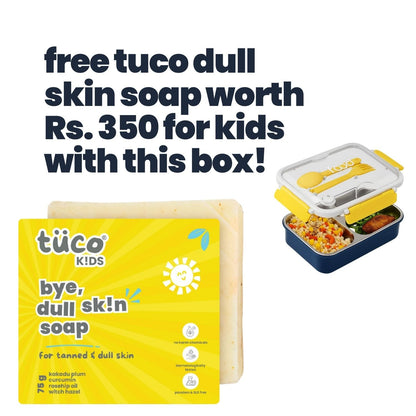 Tuco Kids 3 Compartment Bento Lunch Box. - Tuco Kids