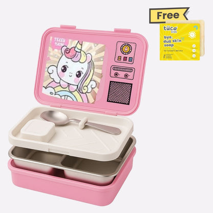 Tuco Kids 3 Compartment Bento Lunch Box! - Tuco Kids