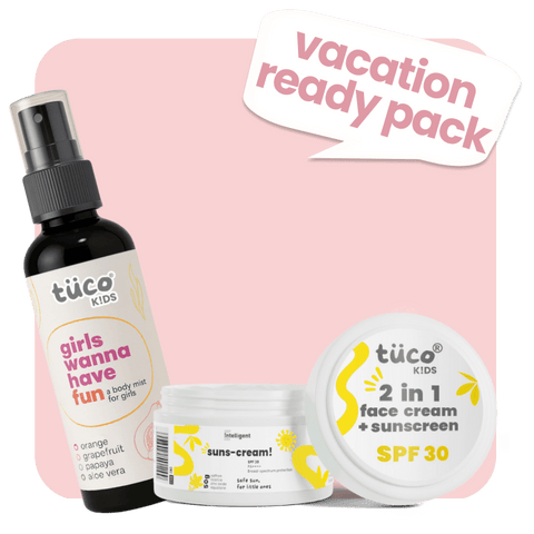 Vacation Ready Girls Gift Pack: Sunscreen (SPF 30) + Mist (100ml)