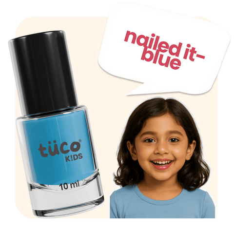 Water Based Nail paint for Kids (blue)