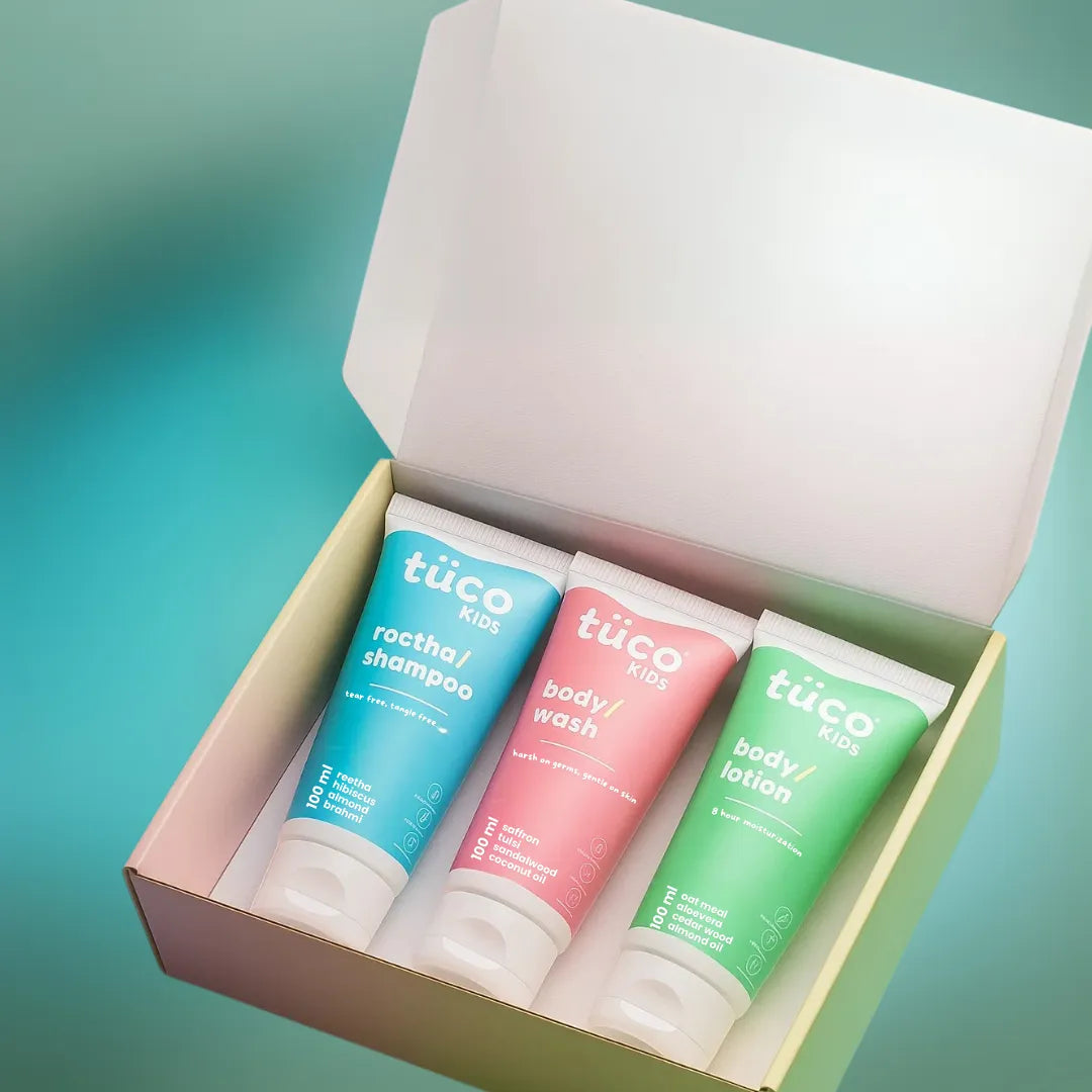 Ultimate bathtime giftpack — key ingredients | Tuco Kids