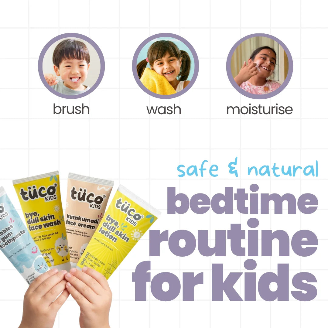 Ultimate Bedtime Skincare Kit for Kids — key ingredients | Tuco Kids