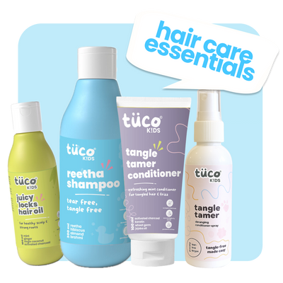 Ultimate Hair Care Kit: Shampoo 300g + Hair Oil 100ml + Conditioner 100g + Hair Detangler 100ml (Copy)