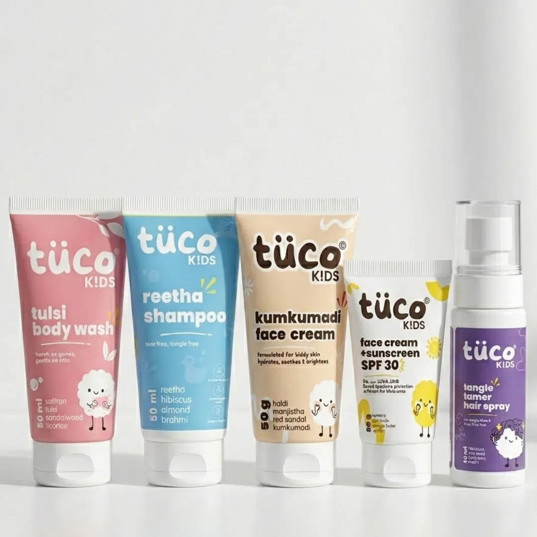Ultimate Travel Combo for Kids — All-in-One Natural Skincare Travel Kit | Tuco Kids