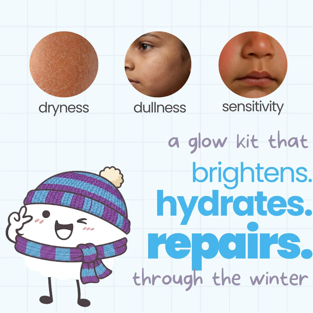 Ultimate Winter Glow Kit — targets winter dryness, dullness and sensitivity | Tuco Kids