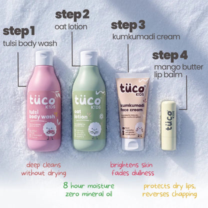 Ultimate Winter Skincare Kit — 4-step winter skincare routine | Tuco Kids
