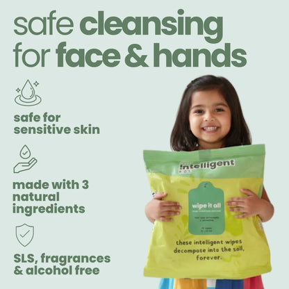 wet wipes for kids (pack of 20) — key ingredients | Tuco Kids