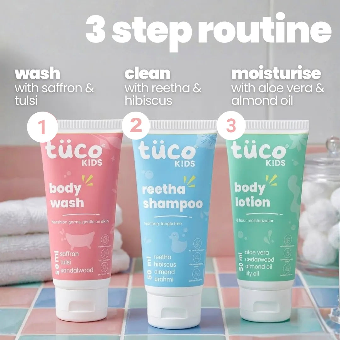 Tuco Kids Winter Essentials Kit — Body Lotion, Hair Oil & Skincare | Tuco Kids