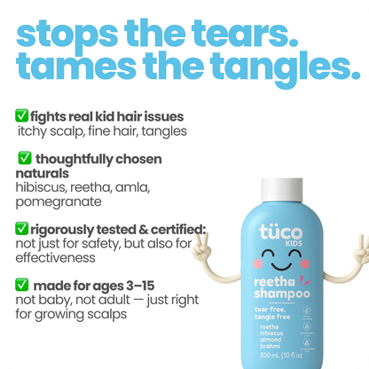 Natural Shampoo for Kids - 300 ml